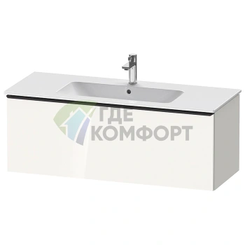 Тумбочка подвесная Duravit D-Neo 440x1210x462 мм с 1 ящиком, белая высокоглянцевая (DE426402222) - фото 1