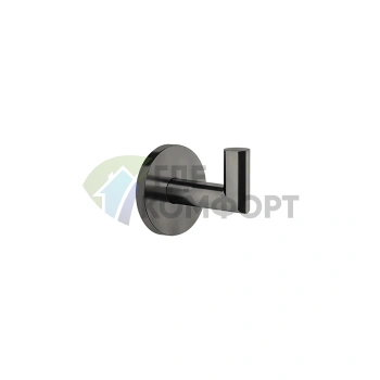 Настенный крючок Gessi Tondo Black Metal Brushed PVD (63621#707) - фото 1