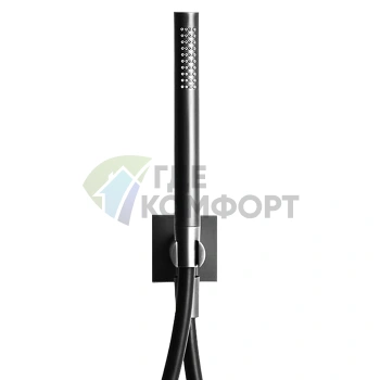 Душевой набор Fantini AK/25 Matt Gun Metal: стильное решение для вашей ванной (86 P5 8116) - фото 1