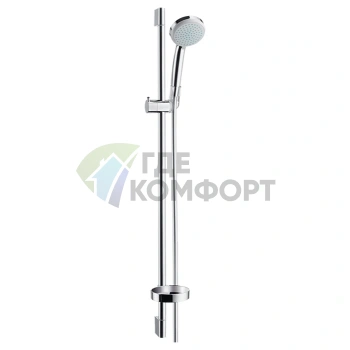 Душевой набор HG Croma 100 Vario с ручным душем 4jet и EcoSmart (27653000) - фото 1