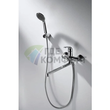 Смеситель Bravat Fit 7F6135188CP-LB-RUS универсальный для кухни - фото 2