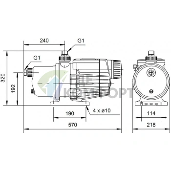 Насосная станция Grundfos MQ 3-45 - фото 4