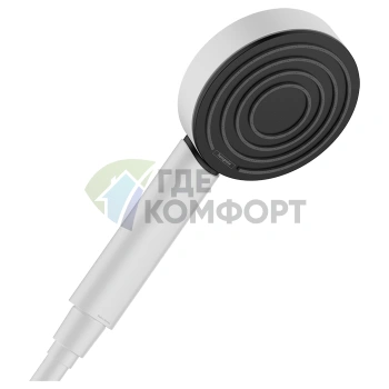 Ручной душ HG Pulsify одноструйный матовый белый (24120700) - фото 1