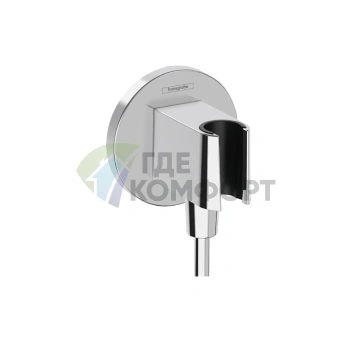 Шланг для душа HANSGROHE FIXFIT S с держателем, хром (26888000) - фото 1
