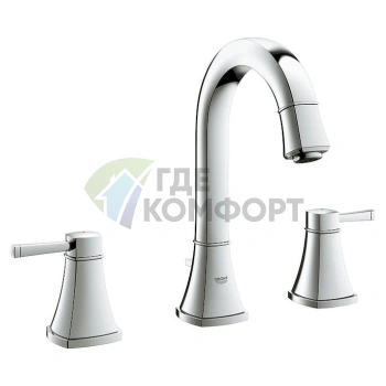 Смеситель Grohe Grandera 20389000 для раковины: однорычажный с высоким изливом