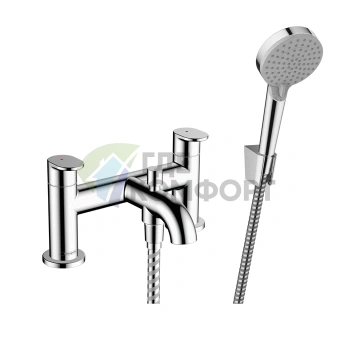 Смеситель для ванны Hansgrohe Vernis Blend с ручным душем Veris Blend Vario — хром (71461000) - фото 1