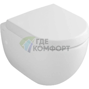 Подвесной унитаз Villeroy & Boch Subway Plus 6604 10R1 Alpin