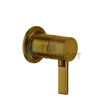 GESSI INCISO Встраиваемый смеситель на 1 источник с покрытием Gold Brushed (58109#087) - фото 1