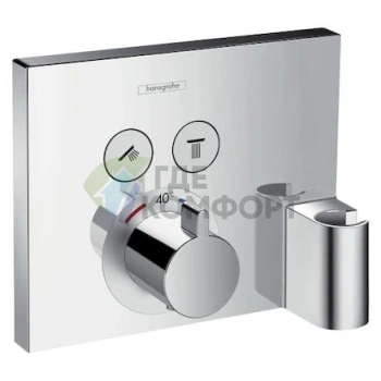 Термостат Hansgrohe Logis 15765000 — комфорт для ванной с душем - фото 1