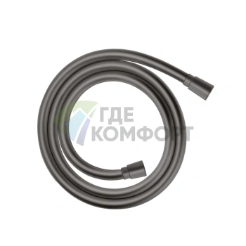 Душевой шланг HG Isiflex 1600 мм, шлифованный черный хром (28276340) - фото 1