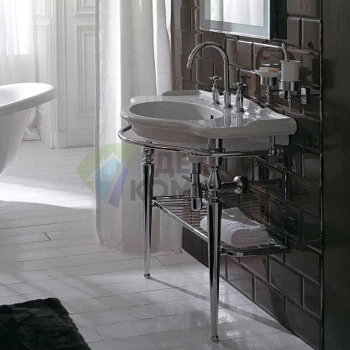 Консоль для ванной GLOBO Paestum латунь хром 110x60x80,5 см (PATC22 cr)