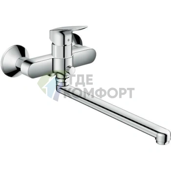 Стильный универсальный смеситель Hansgrohe Logis 71402000 - фото 1