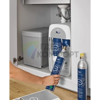 Смеситель Grohe Blue Home для кухни с фильтром и газировкой - фото 2