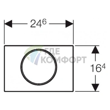 Кнопка смыва Geberit Sigma 10 115.758.KK.5: белый с золотым акцентом - фото 3