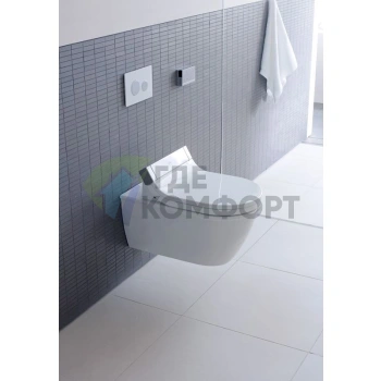 Подвесной унитаз Duravit Starck 3: Современный дизайн и функциональность (2226590000) - фото 3