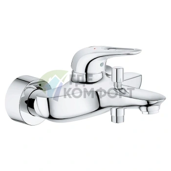 Смеситель Grohe для ванны с душем Eurostyle New 33591003: настенный