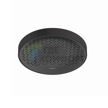 Верхний душ HG Rainfinity 360 мм с потолочным держателем, черный матовый (26231670) - фото 1