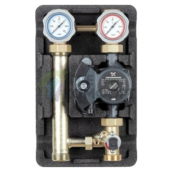 Насосная группа Meibes MK 1 1/4 с насосом Grundfos UPS 32-60 со смесителем ME 66832.40 RU