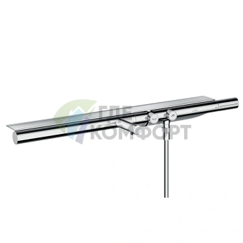 Настенный термостат для ванны AX Showers с полкой, 713х70 мм, 2 розетки, хром (45420000) - фото 1