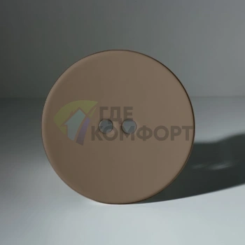 Декоративная пластина для слива раковины Kerasan Deco Bruno matt (486088)