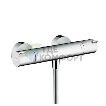 Термостат для душа Hansgrohe Ecostat 1001 настенный на 1 источник, хром (13211000) - фото 1