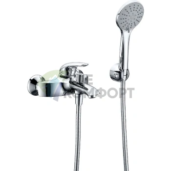 Стильный смеситель Wasserkraft Rossel 2801 для ванны с душем