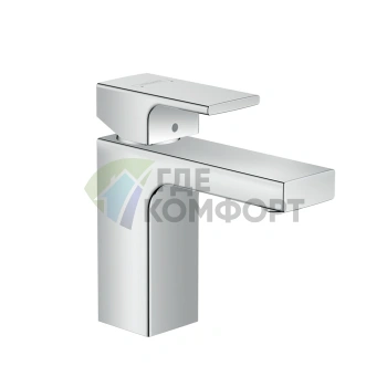 Смеситель для раковины Hansgrohe Vernis Shape с донным клапаном, хром (71561000) - фото 1