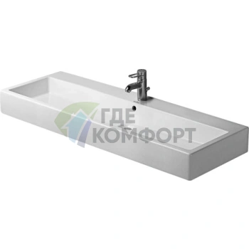 Раковина Duravit Vero для мебели без перелива, 1200x470 мм, белый (454120041) - фото 1