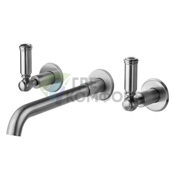 Смеситель для раковины Bossini Liberty на 3 отверстия без заглушки, хром (Z001303.030) - фото 1