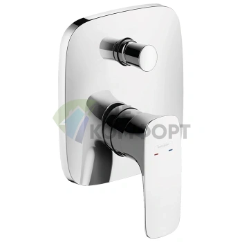 Смеситель для ванны Hansgrohe PuraVida встраиваемый с переключателем, хром (154450 00) - фото 1