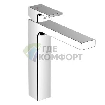 Смеситель для раковины Hansgrohe Vernis Shape 230 хром с донным клапаном (71562000) - фото 1