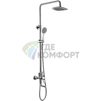 Угловая душевая стойка Lemark Omega LM3162C: стильный дизайн и компактные размеры - фото 1