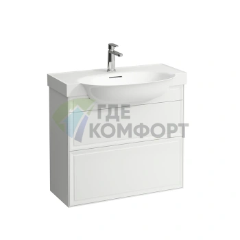 База под раковину Laufen New Classic подвесная, 780x320x670 мм, белая глянцевая, 2 ящика (4.0604.2.085.631.1) - фото 1
