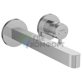 Смеситель для раковины настенный Hansgrohe Finoris хром (76050000) - фото 1