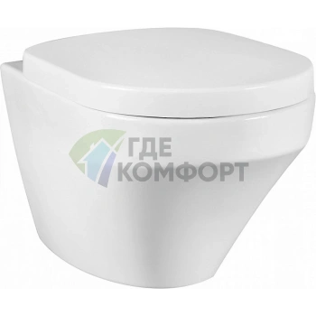 Подвесной унитаз Am.Pm Inspire FlashClean C501700WH безободковый с технологией легкой очистки