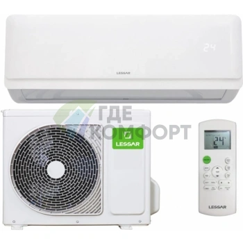 Сплит-система Lessar Inverto LS-HE09KLA2B/LU-HE09KLA2B DC inv - фото 1