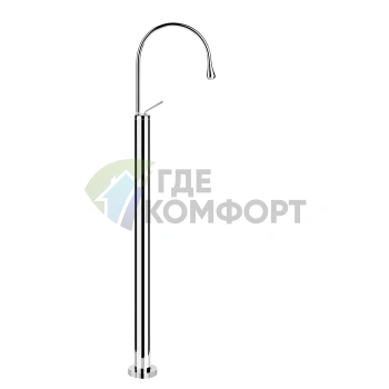 Напольный смеситель Gessi Goccia для раковины без встраиваемой части, хром (33624#031) - фото 1