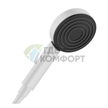 Ручной душ Hansgrohe Pulsify EcoSmart: белый матовый/графит (24121700) - фото 1