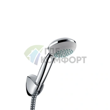 Душевой набор HG Crometta 85 Vario с ручным душем 2jet и держателем (хром) (27558000) - фото 1