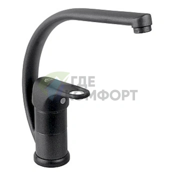Стильный кухонный смеситель Timo Nordic 0156U Black
