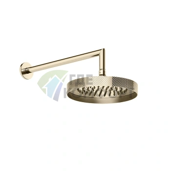 Gessi Anello/Ingranaggio Душевая головка для настенного крепления с шарниром и поворотным механизмом, 218 мм, цвет никель матовый (63448#149) - фото 1