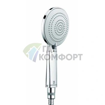 Ручной душ BOSSINI MIXA 110 мм с 3 режимами, хром (B00169.030) - фото 1