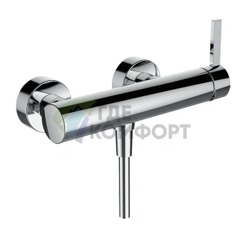 Смеситель для ванны Laufen Kartell настенный с термостатом и ручным душем, хром (3.3133.7.004.400.1) - фото 1