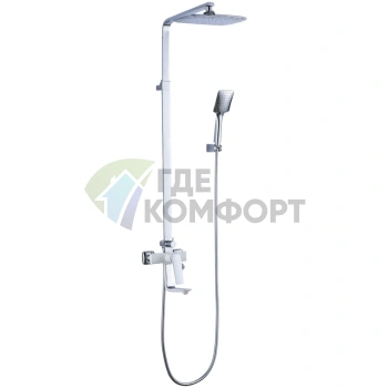 Душевая стойка Lemark Allegro LM5962CW белая - фото 1