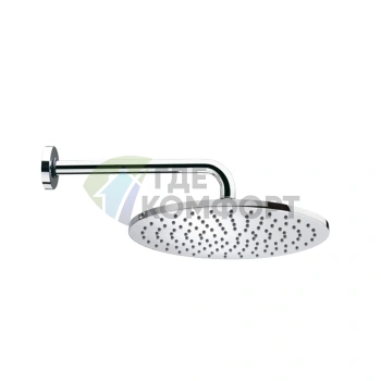 Верхний душ Bossini COSMO D280 мм с кронштейном 400 мм, хром (H71596I.030)