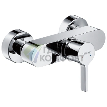 Смеситель для душа Hansgrohe Metris S настенный, однорычажный, хром (31660000) - фото 1