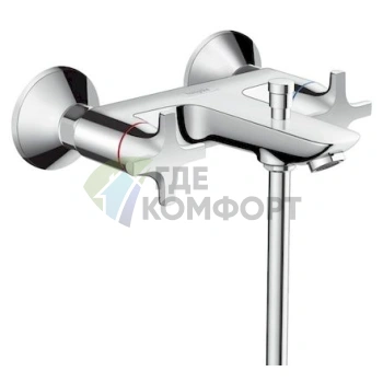 Смеситель Hansgrohe Logis Classic: классика дизайна для ванны с душем - фото 1