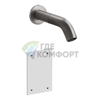 Электронный настенный смеситель GESSI 316 MECCANICA для раковины, цвет Steel Brushed (54215#239) - фото 1