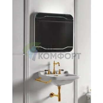 Полотенцедержатель Kerasan Waldorf боковой 40 см золото (740891oro) - фото 3