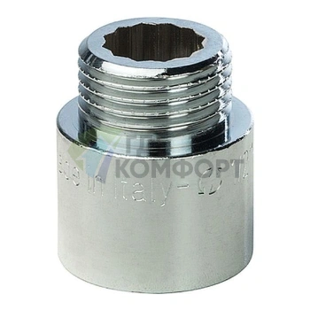 Удлинитель STOUT латунный 1/2 x 20 хромированный - фото 1